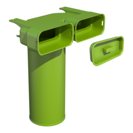 Manch. coudee OPTIFLEX® PRO 2x130x60/D125